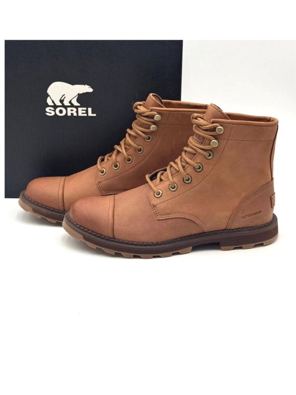 Men's 7.5 / Women's 9 Sorel Madson II Chore Waterproof Boots Velvet Tan Suede